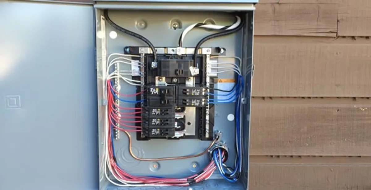 electrical panel upgrade service featuring newly installed electrical panel wired by licensed electricians in Buffalo, NY
