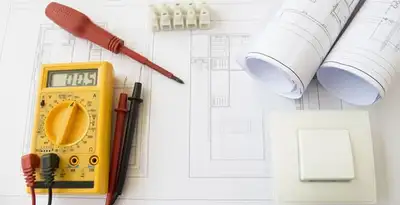 electrical service featuring diagnostic tools and electrical planning performed by certified electricians in Buffalo, NY