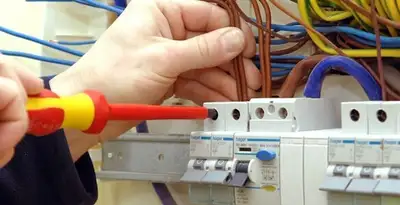 electrician services performing professional electrical panel wiring and connections in Buffalo, NY