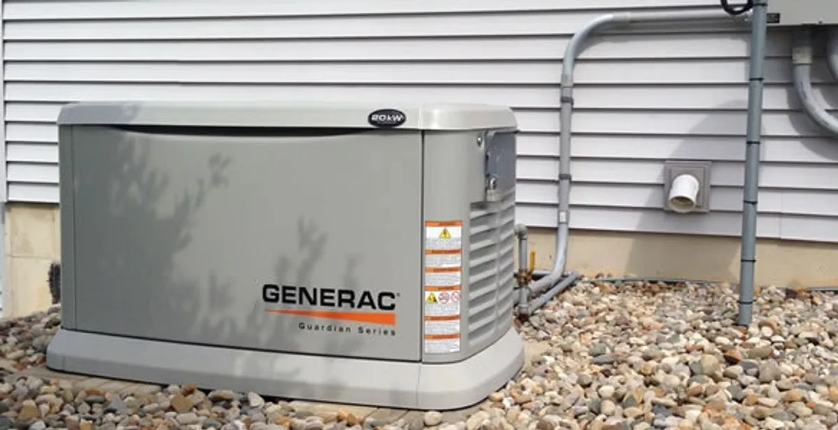 generator installation service featuring outdoor standby generator setup by licensed electricians in Buffalo, NY