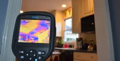 home energy audit service using thermal imaging to evaluate electrical efficiency inside a home in Buffalo, NY
