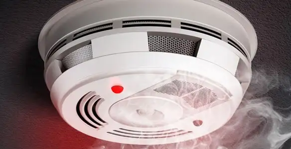 Installed smoke detector providing reliable fire detection in Buffalo, NY