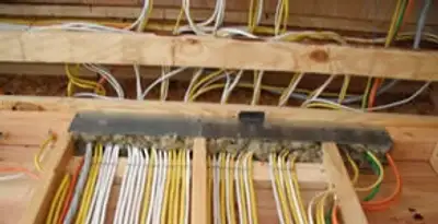 new construction wiring services with organized electrical rough-in performed by licensed electricians in Buffalo, NY