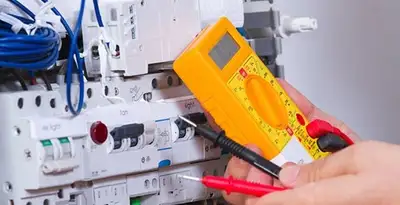 Residential electrician testing home electrical panel for safety and performance in Buffalo, NY